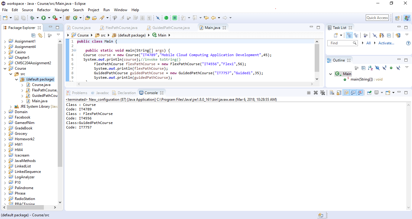 [SOLVED] Application to define a Java class called Course | Ankitcodinghub