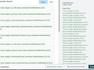 CS6262 Project 3- Malware Analysis 2025 Solved